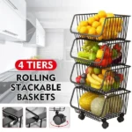 durable metallic vegetable rack