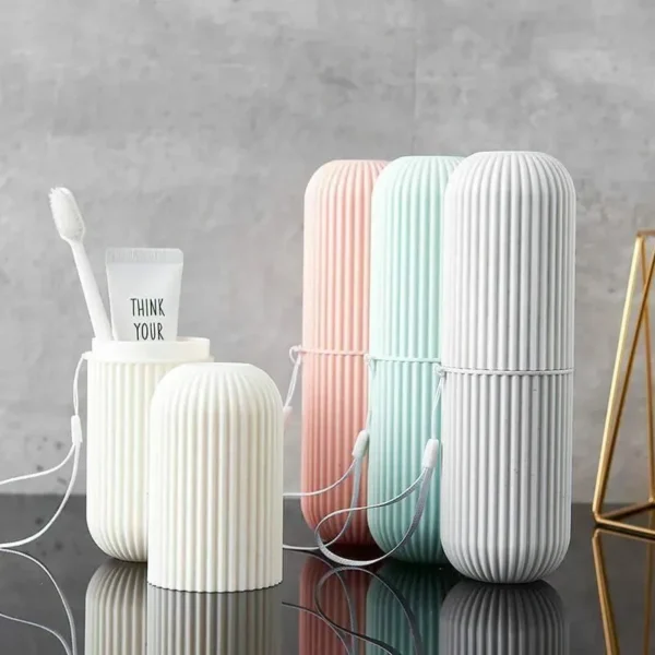 Portable Toothbrush/Toothpaste Holder