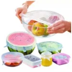 6 in 1 Super Stretch Silicone Lid Covers