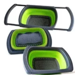 Adjustable handle colander