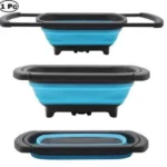 Collapsible sink colander
