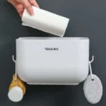 Wall-mounted tissue holder