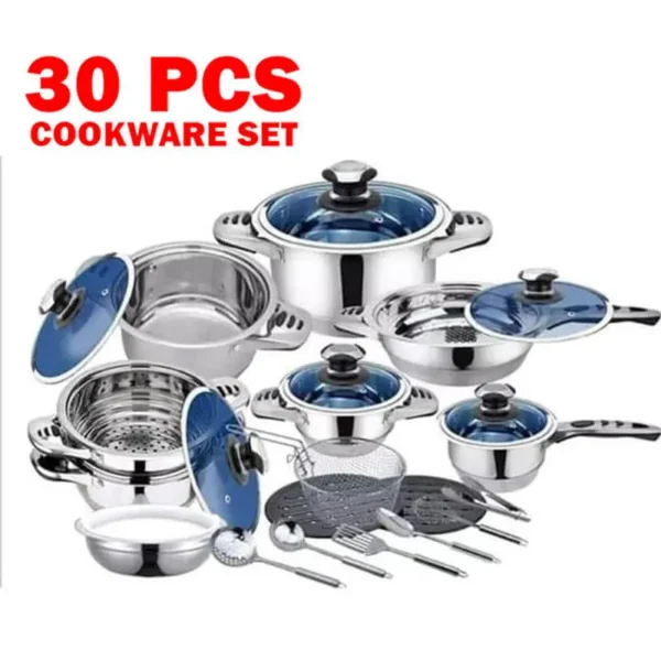 Heavy stainless steel cookware