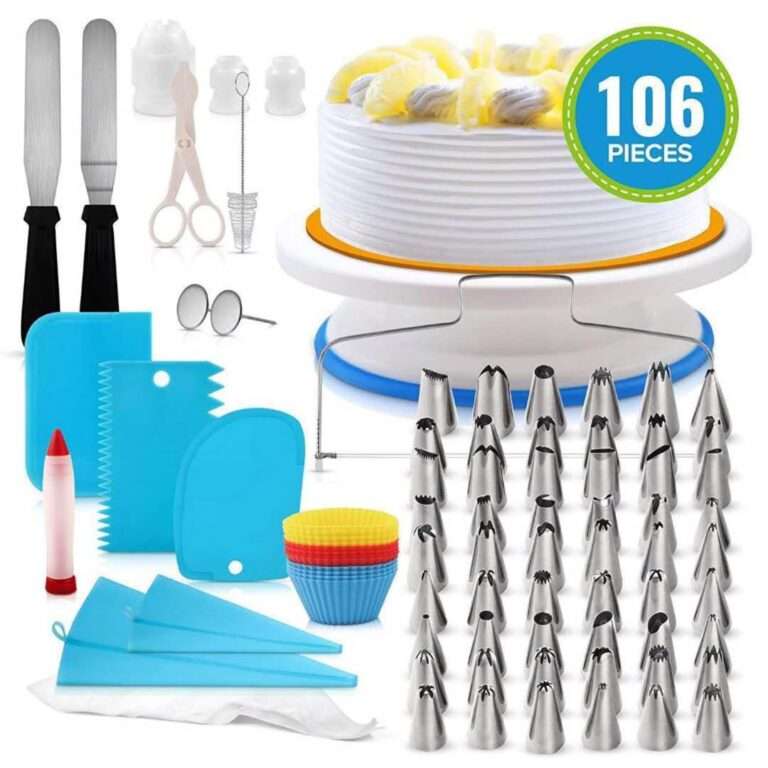 106 piece cake decorating set