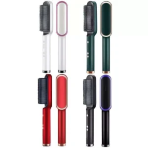 Electric hair straightener comb