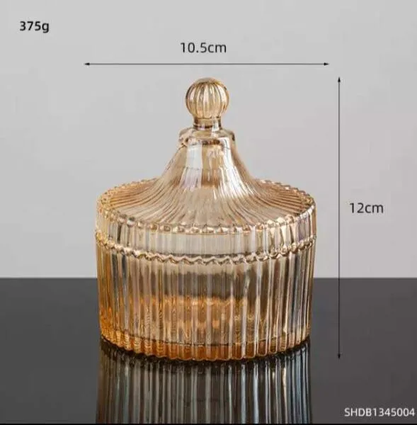 Decorative glass jar Kenya