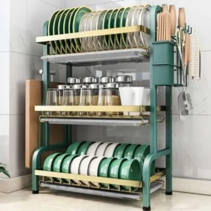 Dish Rack with Cutlery & Chopboard Holder