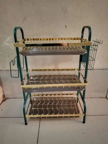 Dish rack with cutlery holder