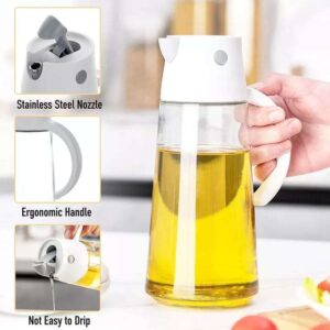 glass oil bottle