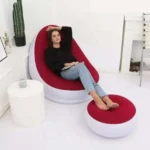 Electric pump inflatable chair