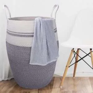 Large Woven Laundry Hamper Baskets