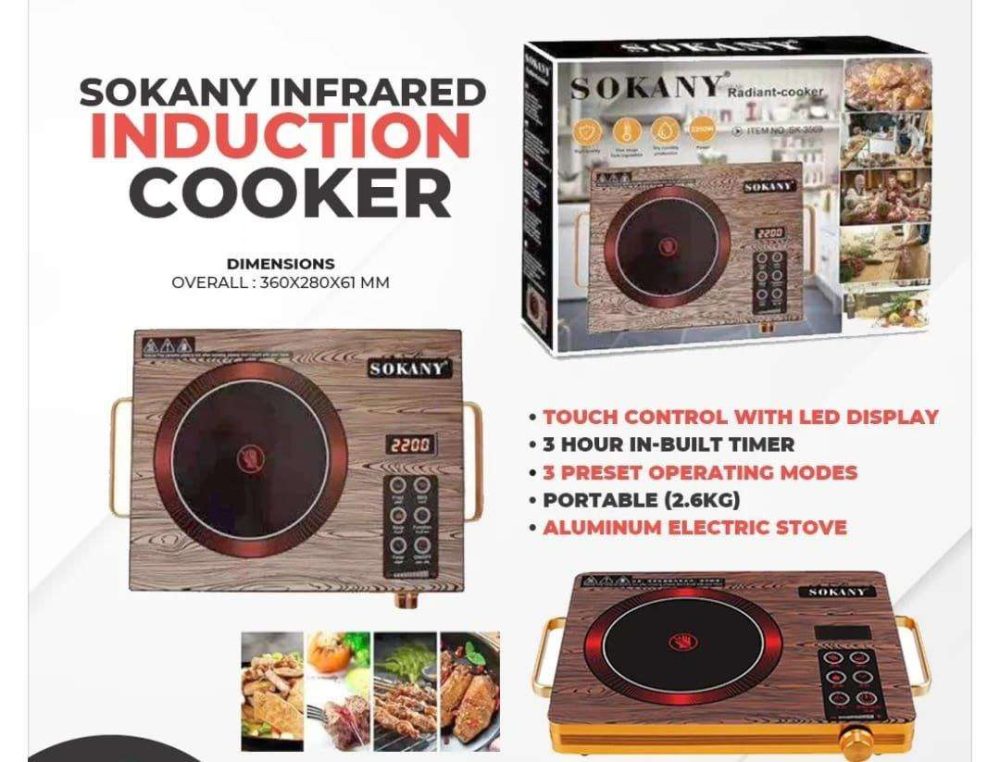 Single Plate Halogen Induction Electric Cooker
