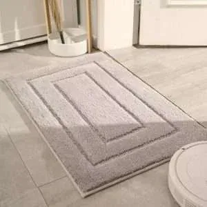 Rubber backed doormat