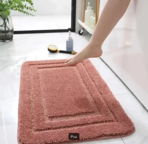 absorbent bathroom mat