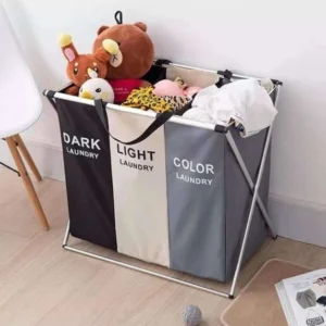 3 Grid Foldable Laundry Basket