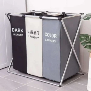 3-Grid Laundry Basket