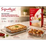 2PC Glass Bake Pans 3 Rectangular Baking Pan Kenya