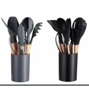 Wooden Handle Utensil Set
