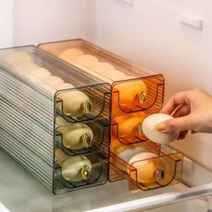 transparent egg container