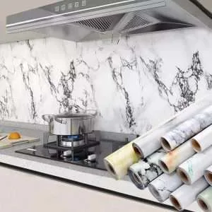 Marble Self Adhesive Waterproof Foil/ Wallpaper -60cm *5M 
