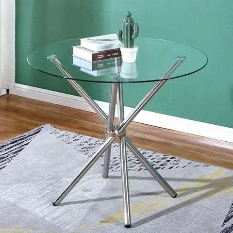 Glass Outdoor/Indoor/Side Table with collapsible Stands/Legs 