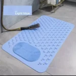 Water absorbent bathroom mat