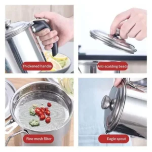 Oil filter pot