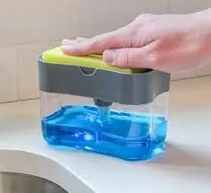 2-in-1 soap pump and holder