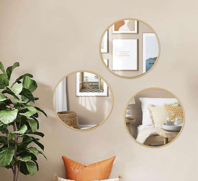 3 in 1 Wall Round Mirrors