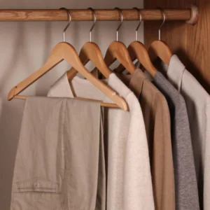 Smooth finish wooden hangers