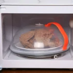 High-temperature microwave cover