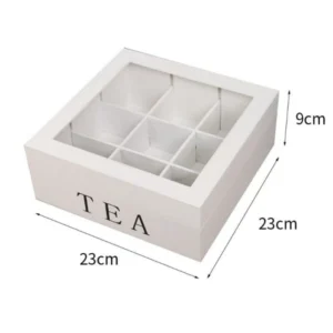 9-grid tea organizer
