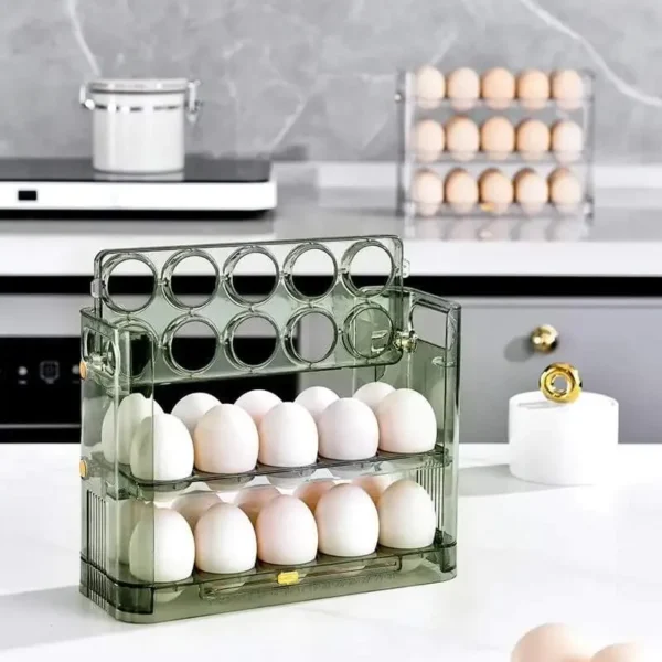 Large capacity egg rack