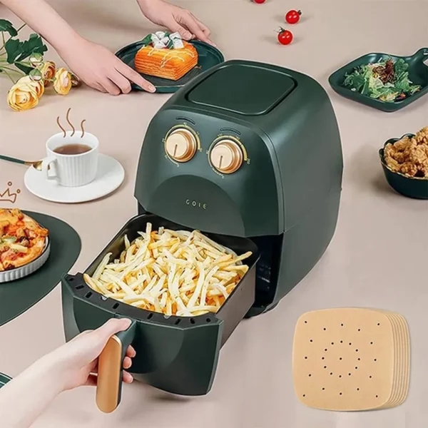 Rectangular Air Fryer Paper 100PCS