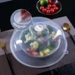 Heat-resistant microwave lid