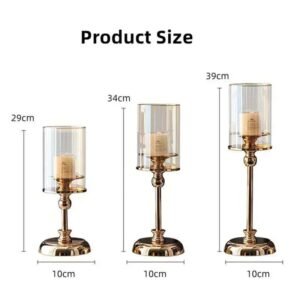 elegant candle ornament