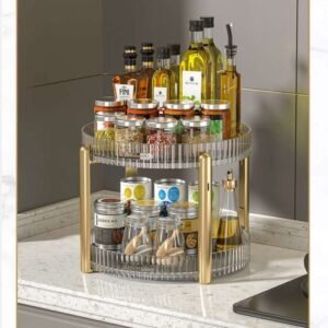 360° rotating 2 Tier Decorative Organizer
