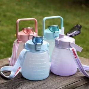BPA-Free Motivational Water Bottle