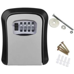 Weatherproof Wall-mounted Key Safe Password Key Box.