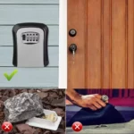 wall-mounted key safe