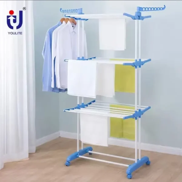 durable iron cloth rack