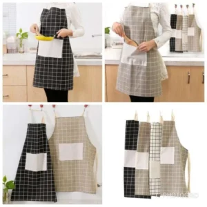 kitchen apron with hand wipe