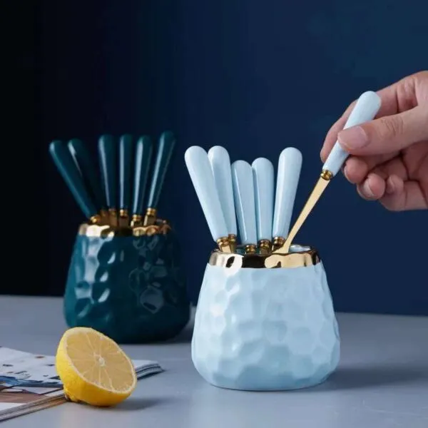 stainless steel fruit forks