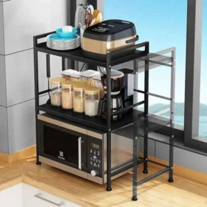 2-tier microwave shelf