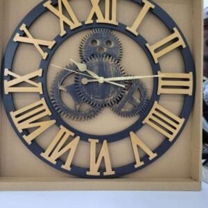Vintage Gear Pocket wall clock