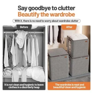 Clothes quilt storage box