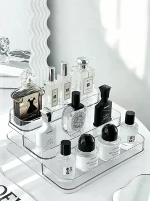 Clear display risers stand