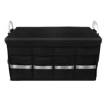 Foldable car trunk organizer