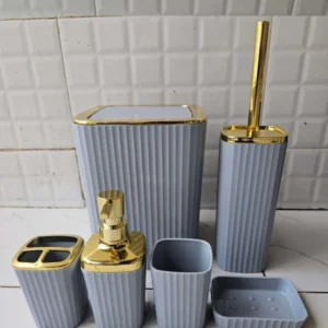 6-in-1 bathroom set