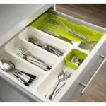 Adjustable cutlery organiser